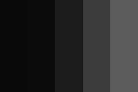 Dark Grunge Color Palette, Black Shades Aesthetic, Black Colour Palette, Wardrobe Color Guide, Black Fade, Black Color Palette, Email Examples, Cool Color Palette, Wardrobe Color