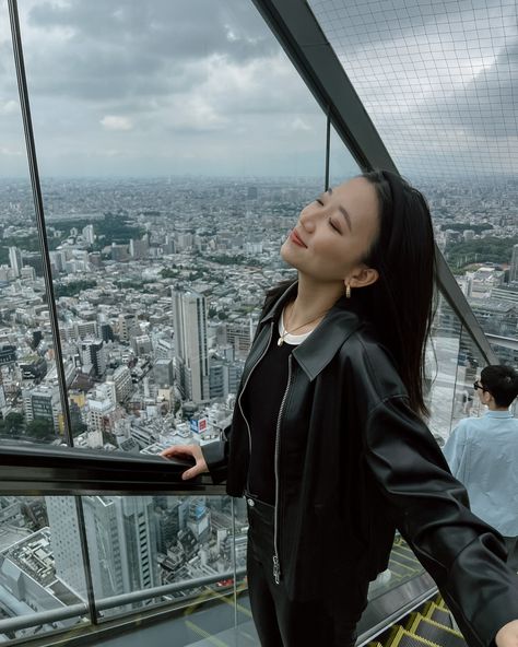 Shibuya Sky🔭 #shibuyasky #tokyo #japan Shibuya Sky Photo Ideas, Shibuya Sky, Tokyo Photos, Japan Outfits, Japan Photography, Sky Photos, Tokyo Japan, Photo Ideas, Tokyo