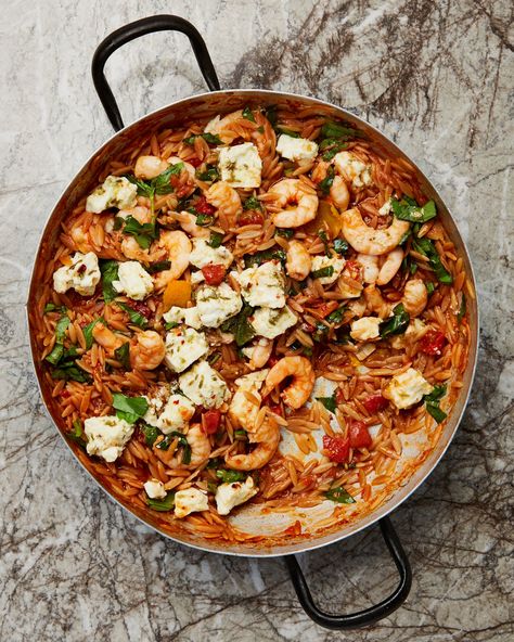 Easy does it: seven simple new Yotam Ottolenghi recipes | Food | The Guardian Otto Lenghi, Marinated Feta, Yotam Ottolenghi Recipes, Ottolenghi Recipes, Easy Does It, Prawn Recipes, Yotam Ottolenghi, Vegetarian Dinner, Fish Dishes