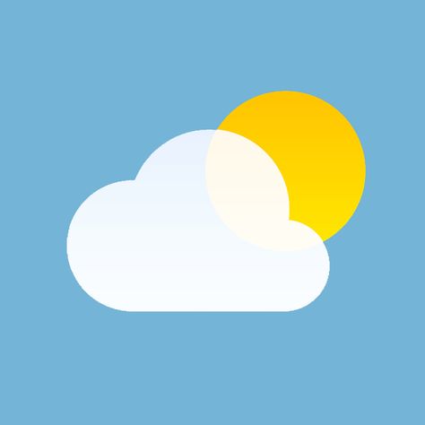 Weather App Icon Aesthetic, Weather Icon Aesthetic, Weather App Icon, Apps Aesthetic, Samsung Phone Wallpaper, Phone Layout Ideas, App Logos, Widget Board, Weather Icon