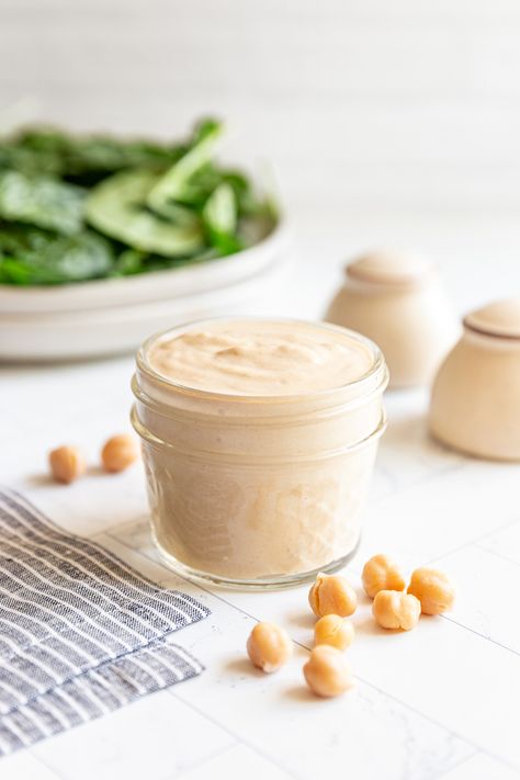 Chickpea Dressing Recipes, Chickpea Salad Dressing Recipes, Chickpea Salad Dressing, Chickpea Dressing, Peas Salad, Quinoa Chickpea Salad, Carrot Raisin Salad, Creamy Salad, Sweet Potato Hummus