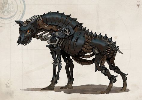 ArtStation - Creatures pack 7, Alexander Trufanov Steampunk Animals, Mechanical Animals, Robot Animal, Arte Robot, Futuristic Art, Robot Design, Robots Concept, Robot Art, Robot Concept Art