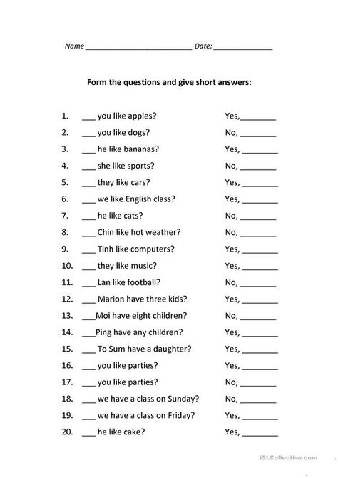 Verbo To Be, English Units, Grammar Questions, English Grammar Exercises, Grammar Exercises, English Exercises, Learning English For Kids, English Grammar Worksheets, Grammar Practice