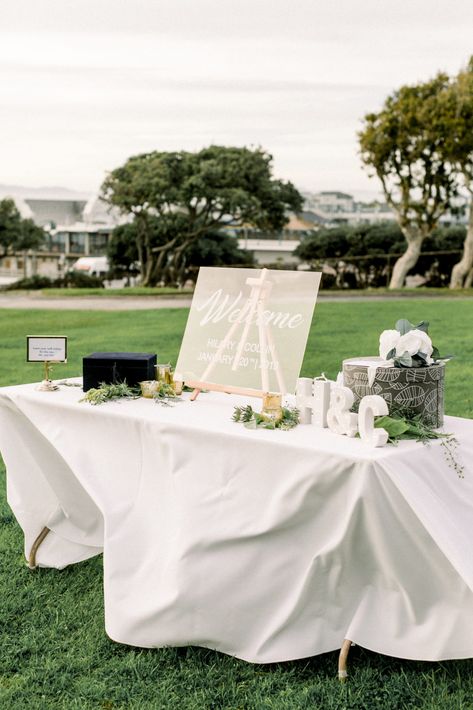 Ceremony Entrance Table, Welcoming Table Wedding Entrance, Welcome Wedding Table Entrance, Outdoor Wedding Welcome Table, Wedding Ceremony Welcome Table, Welcome Table Wedding Entrance Ideas, Wedding Receiving Table, Ceremony Welcome Table, Welcome Wedding Table