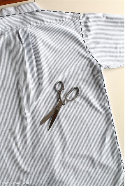 Men's Shirt Apron, Shirt Apron, Sewing Men, Apron Tutorial, Diy Sy, Diy Apron, Sewing Aprons, Cute Aprons, Aprons Patterns