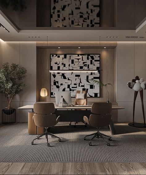 OFFICE OF MINISTER OF ENVIRONMENT :: Behance Modern Luxury Design Interior, Modern Working Room, Studio Office Ideas, Director Office Interior, Manager Office Design, Luxury Office Design, Executive Office Design Interior, Director Room, Private Office Design