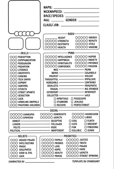 My Ship In 5 Minutes Template, Oc Chart, Character Sheet Writing, Oc Template, About Me Template, Character Sheet Template, Class Jobs, Extroverted Introvert, Writing Inspiration Prompts