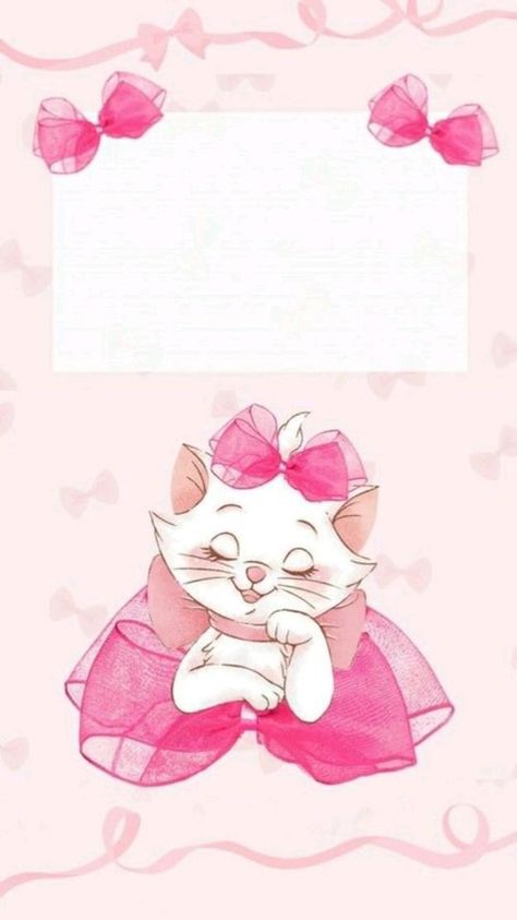 Ipod Wallpaper, Wallpaper Macbook, Wallpaper Iphone Disney Princess, Marie Cat, Disney Cats, Wallpaper Cat, Marie Aristocats, Wallpaper Disney, Disney Phone Wallpaper