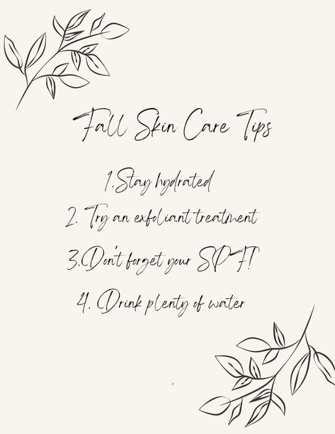 Fall Skin Care Tips, Fall Skincare Quotes, Thanksgiving Skincare Posts, Fall Skincare Tips, Thanksgiving Esthetician, Fall Skincare Aesthetic, Skin Education, Esthetician Spa, Advertisement Ideas