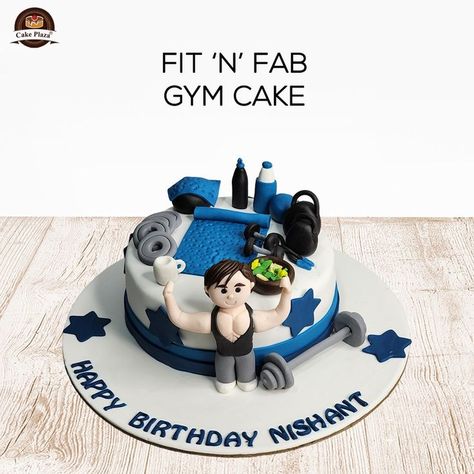 Cake For Gym Lover, Choco Chips Cake, Gym Cake, Midnight Cake, Designer Cake, Chocolate Truffle Cake, Online Cake Delivery, Gym Lover, Fresh Cake