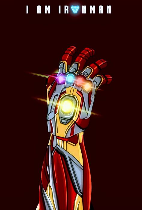 Iron Man - Iron Infinity Gauntlet, Avengers: End Game Iron Man End Game Wallpaper, Iron Man End Game, Iron Man Infinity Gauntlet, Avengers End Game, Infinity Gauntlet, Iron Man Wallpaper, Iron Man Art, Iron Man Avengers, Univers Marvel