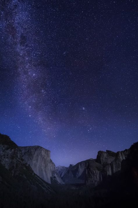 Starry Nights in the Sierra — Yosemite Conservancy Star Trails Photography, Galaxy Poster, Night Sky Wallpaper, Sky Full Of Stars, Learning Photography, The Night Sky, Star Sky, Landscape Wallpaper, Scenery Wallpaper