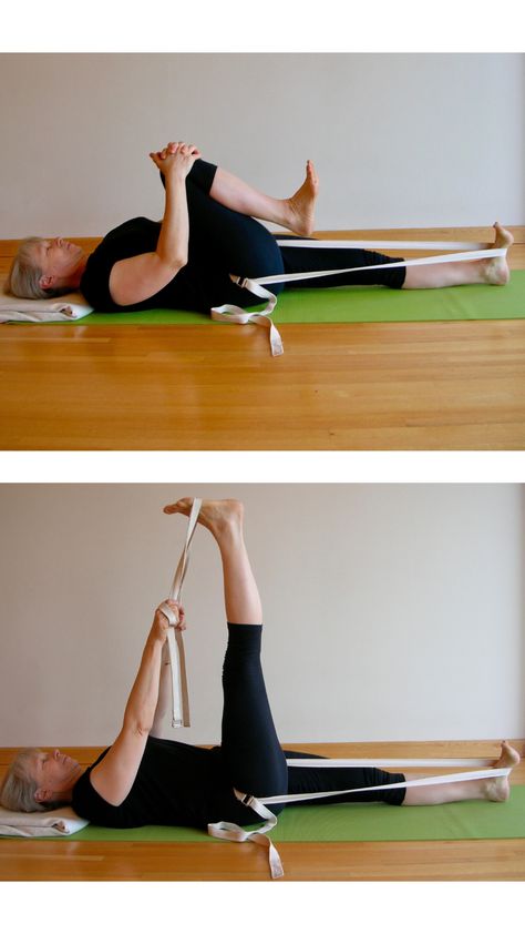 Supta Padangusthasana, Yoga Strap Stretches, Partner Stretches, Yoga Posses, Yin Poses, Yoga Rope, Wall Yoga, Strap Yoga, Restorative Yoga Poses