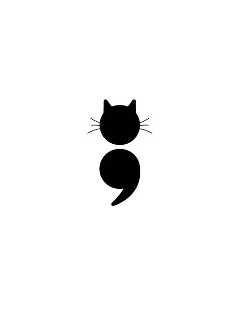 Cat Vector Art, Minimalist Cat Tattoo Designs, Meow Tattoo, Tattoo Gato, Black Cat Tattoos, Image Swag, Line Art Tattoos, Cat Icon, Simple Graphic