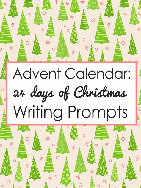 Check out these 24 days of Christmas writing prompts to get ready for Christmas. Come back every day to get a fun and surprising... Writing Prompts List, December Writing Prompts, 365 Questions, Holiday Writing Prompts, Homeschool Christmas, Christmas Writing Prompts, 24 Days Of Christmas, Christmas Novel, Writing Club