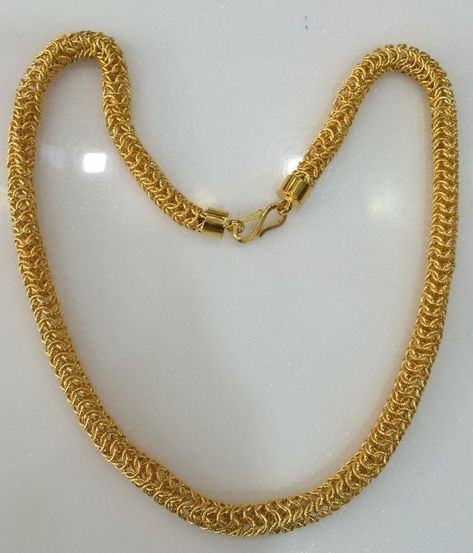 22K Gold Link chain necklace. Length-21, thickness-8 mm, weight-50 grams. 22k Gold Chain, Gold Neck Chain, Gold Chain Design, Mens Gold Jewelry, Gold Link Chain, Gold Chains For Men, Indian Jewelry Sets, Mens Gold Bracelets, Gold Link