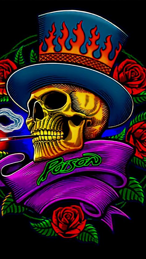 Poison Poison Wallpaper, Poison The Band, Axl Rose Tattoo, Poison Rock Band, Brett Michaels, Poison Band, Band Covers, Rock N Roll Art, Bret Michaels