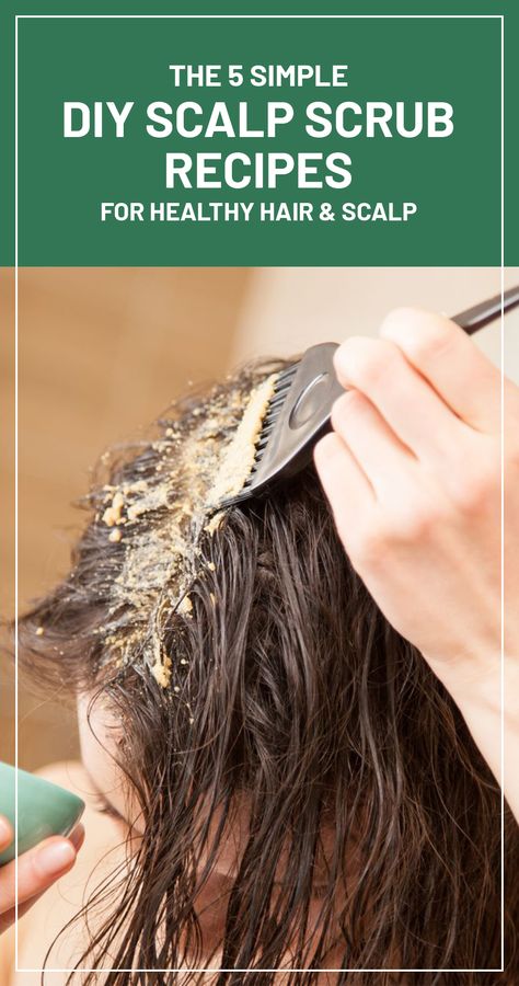 The 5 Simple DIY Scalp Scrub Recipes for Healthy Hair & Scalp Scalp Buildup Remover Diy, Diy Scalp Scrub For Hair Growth, Scalp Scrub Recipe, Diy Scalp Scrub For Buildup, Diy Hair Mask For Dandruff, Diy Scalp Detox, Hair Scalp Scrub, Diy Scalp Scrub, Hair Exfoliation