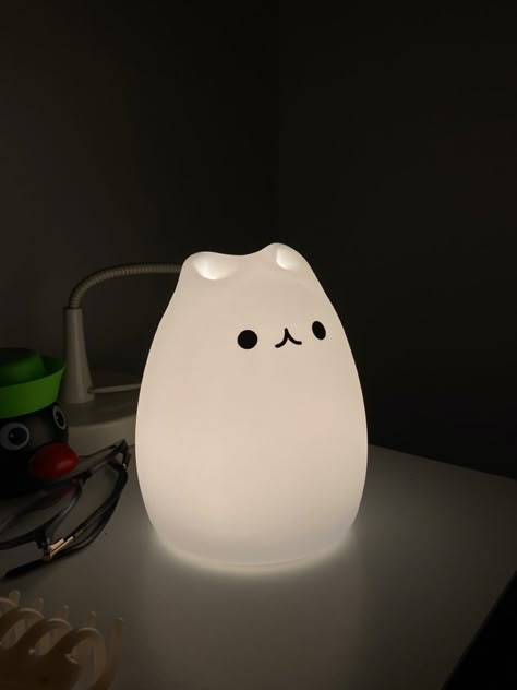 Cute Cat Stuff For Bedrooms, Cute Cat Decor, Room Decor Items From Amazon, Night Lamp Aesthetic, Urban Bathroom Ideas, Cute Lamps, Vintage Kitchen Ideas, Night Lights For Kids, Cute Lamp