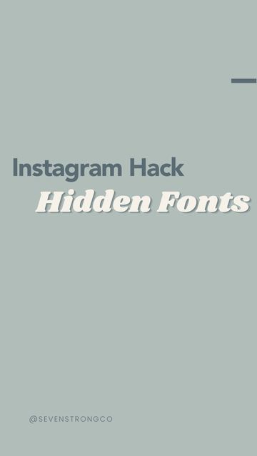 Holly Hillyer | Instagram Growth & Sales on Instagram: "Make the IG algorithm LOVE you ❤️⁣ ⁣ Hidden fonts are super fun and they can help grab your ideal clients attention but make sure they drive them to your value packed caption 🙌⁣ ⁣ 1. Hook people with a juicy first line in caption⁣ 2. Keep them there with actual value⁣ 3. Use trending sounds, text tricks and fonts to keep them watching ⁣ 4. Teach something or do a tutorial so your ideal client watches more than once which increases their overall watch time and the algorithm loves ⁣ ⁣ Then ask for engagement like this:⁣ ❤️ Follow for more IG growth tips⁣ ✨ Save this for later⁣ 🎯 Comment below 100HOOKS to have my top hooks sent to you to start increasing your reach today 🙌" Hidden Instagram Fonts, Holly Hillyer, Instagram Font, Your Value, Growth Tips, Instagram Growth, Your Values, Ideal Client, New Instagram