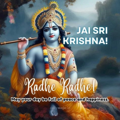 New Radhe Radhe Good Morning Images to Download & Share Good Morning Radhe Krishna Images, Radhe Krishna Images, Radhe Radhe Good Morning, Social Media Writing, Suvichar In Hindi, Good Morning Images Download, Greetings Images, Daily Thoughts, Spiritual Messages