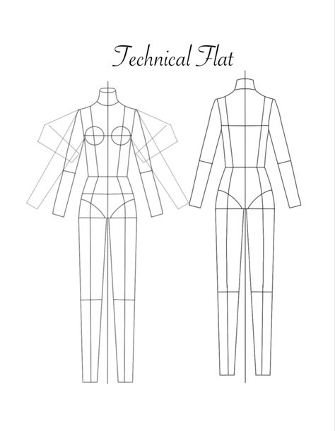 Mannequin Drawing, Gift Bag Templates, Fashion Figure Templates, Flat Drawings, Fashion Vector, Body Sketches, Fashion Templates, Diy Fashion Clothing, Drawing Templates