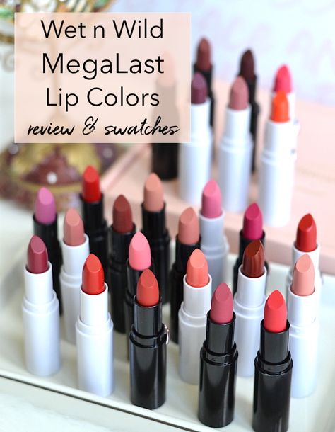 Wet N Wild Matte Lipstick, Wet N Wild Lipstick Swatches, Wet And Wild Lipstick, Wet N Wild Lipstick, Drugstore Lipstick, Budget Beauty, Wet And Wild, Lip Gloss Colors, Best Lipsticks