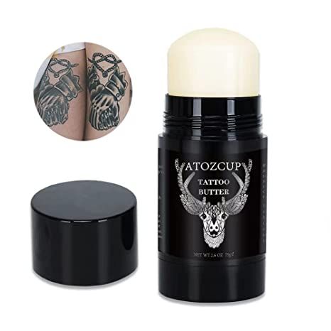 ATOZCUP Tattoo Aftercare Butter 2.65oz Tattoo Balm, Tattoo Moisturizer for Color Enhancement, Tattoo Cream No-Petroleum Tattoo Healing Cream, Butter Tattoo, Aftercare Tattoo, Tattoo Healing, Tattoo Balm, Cream Tattoo, Tattoo Goo, Tattoo Process, Tattoo Cream