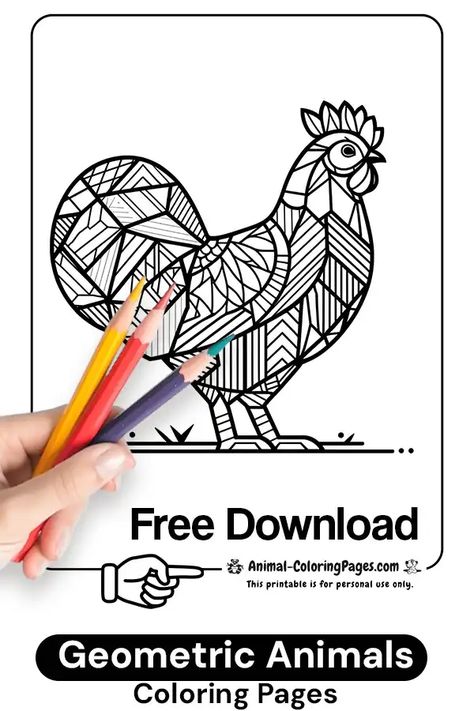 Discover our unique collection of geometric animal coloring pages, completely free! 🦁🦊  Perfect for relaxing, unleashing your creativity, or as a fun activity for kids. 🖍️ Download and print these coloring pages from the comfort of your home. 
#AnimalColoringPages #GeometricAnimals #FreePrintable #ColoringPagesForAdults #AnimalArt #RelaxingArt #DIYColoring #PrintableArt #ArtTherapy #ColoringForKids Animal Coloring Pages Free Printable, Animal Coloring Sheets, Coloring Pages Free Printable, Animals Coloring, Relaxing Art, Favorite Animals, Animal Coloring, Geometric Animals, Fun Activities For Kids