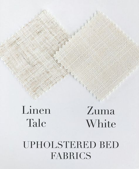 Linen Talc vs Zuma White as upholstered bed fabric options! Tilly Upholstered Bed, White Upholstered Bed, Twin Beds Guest Room, Guest Room Colors, Guest Room Makeover, All White Room, Bed Fabric, Driven By Decor, Old Mirrors