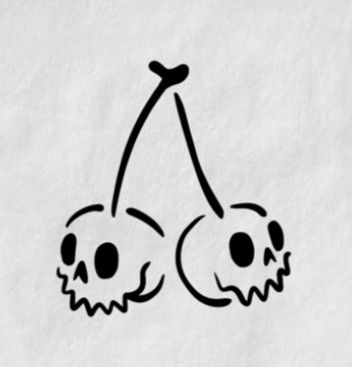 Easy Creepy Tattoos, Small Goth Doodles, Easy Self Tattoo Ideas, Small Simple Witchy Tattoos, Trippy Tattoo Ideas Easy, Cute Easy Halloween Doodles, Simple Spooky Doodles, Drawing Ideas Spooky, Easy Horror Drawings For Beginners