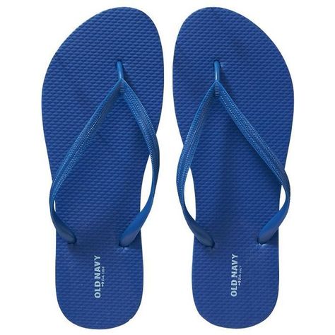 Old Navy Womens Classic Flip Flops ($2.50) ❤ liked on Polyvore Pretty Flip Flops, Ladies Flip Flops, Navy Flip Flops, Old Navy Flip Flops, Royal Blue Shoes, Blue Flip Flops, Strappy Shoes, Monk Strap Shoes, Crochet Shoes