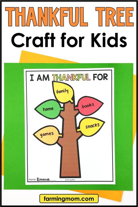 This fall thankful tree craft for kids is fun for preschool and Kindergarten November centers and week before Thanksgiving break activities. The we are thankful tree will look great on your fall bulletin board or send home the I am thankful tree craft to parents. Printable in color and black and white to use as coloring pages. There are many options including a large and small thankful tree kids craft. Happy fall! Thanksgiving Bulletin Boards Preschool, Thankful Tree Printable, Thankful Tree Craft, Thankful For Family, Thanksgiving Bulletin Boards, Fun Thanksgiving Crafts, Thankful Tree, Thanksgiving Tree, Classroom Bulletin Board