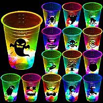 Light Balls Christmas Plastic Cups, Solo Cup Christmas Lights, Plastic Cup Christmas Light Ball, Kids Party Cups, Christmas Party Cups, Halloween Party Cups, Horror Stickers, Glow Halloween, Plastic Party Cups