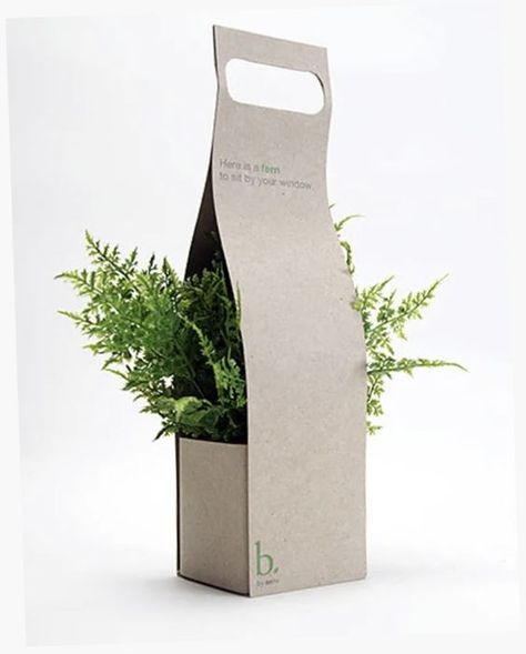 Plant Box Design, Student Spotlight, Luxury Box Packaging, Package Design Inspiration, Plant Bags, Paper Vase, Home Spray, Black And White Interior, Flower Packaging