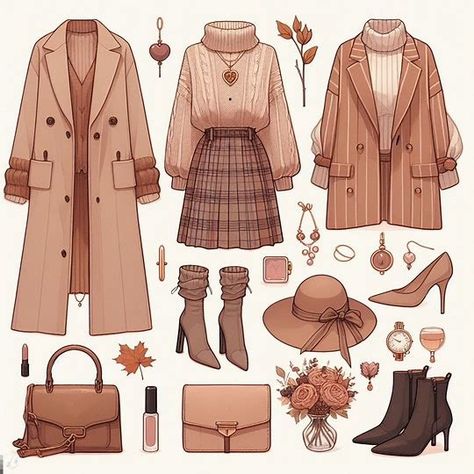 Kibbe ID romantic outfits with a color palette for the soft autumn color season that are dark academia - Image Creator from Microsoft Designer Romance Academia Outfits, Autumn Pallete Outfits, Soft Autumn Fashion, Soft Autumn Color Season, Soft Academia Outfits, Romantic Aesthetic Outfits, Colourful Academia, Autumn Palette Outfits, Romantic Academia Fashion