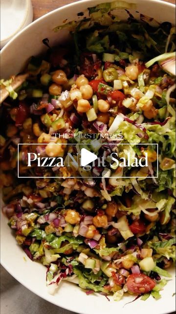 Laura Wright on Instagram: "Hi babe 🥰. It’s pizza night and I’ve got the salad dialled in 💥 recipe linked!" Pizza Night Salad, Salad With Pizza, Laura Wright, Pizza Salad, Hi Babe, Pizza Night, Salad Dressing, Salad Recipes, Whole Food Recipes