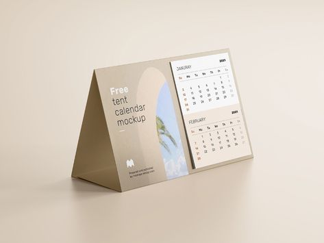 Free tent calendar mockup on Behance Desk Calendar Mockup, Calendar Mockup, Desk Calendar Design, 달력 디자인, Stationery Mockup, Business Card Branding, Psd Mockup Template, Mockups Design, Desk Calendar