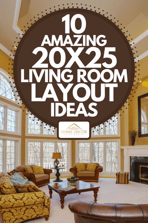 10 Amazing 20x25 Living Room Layout Ideas - Home Decor Bliss Large Rectangle Living Room Layout, Large Room Furniture Layout, 19x19 Living Room Layout, 20x30 Living Room Layout, Large Family Room Addition, Large Tv Room Furniture Layout, 20x25 Living Room Layout, How To Decorate A Great Room, Very Large Living Room Layout