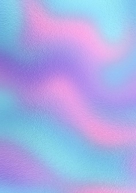 Soft blurred waves wallpaper of pink purple and blue Purple Holographic Background, Pink And Blue Graphic Design, Pink Blue Purple Aesthetic, Holo Background, Purple And Pink Aesthetic, Holographic Wallpaper, Holographic Texture, Pastel Texture, Background Graphic Design