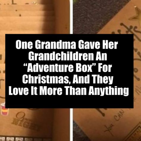 Nana Gifts For Christmas, Grandparent Traditions Cute Ideas, Grandma Adventure Box Ideas, Crafts To Do With Grandkids, Grandchildren Sleepover Ideas, Grandkids Room At Grandmas Decor, Family Gift Box Ideas, Christmas For Grandkids, Grandkids Christmas Gifts