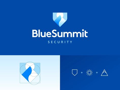 Blue Summit Security by Dalius Stuoka | logo designer on Dribbble Finance Logo Design, Finance Branding, Master Logo, Ice Logo, Law Firm Logo Design, Dental Logo Design, Minimalist Template, Sun Landscape, Logo Generator