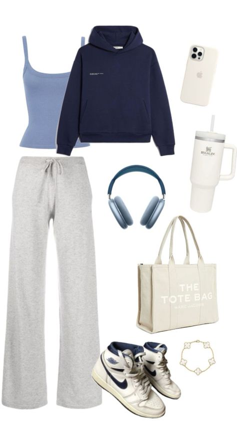 How To Style Light Grey Sweatpants, Outfits With Grey Leggings, Grey Leggings Outfit, Digital Wardrobe, Sweatpants Outfit, Stockholm Style, Outfit Mujer, Fits Clothes, Grey Sweatpants