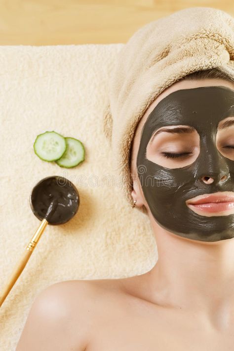 Mud Mask on the face.Spa. Beautiful Young Woman applying a Mud Mask.Spa and faci , #affiliate, #Spa, #Beautiful, #face, #Mud, #Mask #ad Mud Face Mask, Face Mask For Blackheads, Dead Sea Mud Mask, Pore Mask, Best Acne Products, Argon Oil, Dead Sea Mud, Pore Cleanser, Beauty Mask