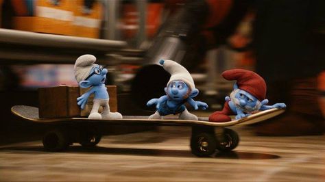 Meet Gutsy, the bravest of them all in the Smurfs Village.  The Smurfs 2 in cinemas on 2 August. Smurfs Movie, The Smurfs 2, Smurf Village, Weird Quotes, Fred Armisen, The Smurfs, Nintendo Amiibo, Fao Schwarz, Weird Quotes Funny