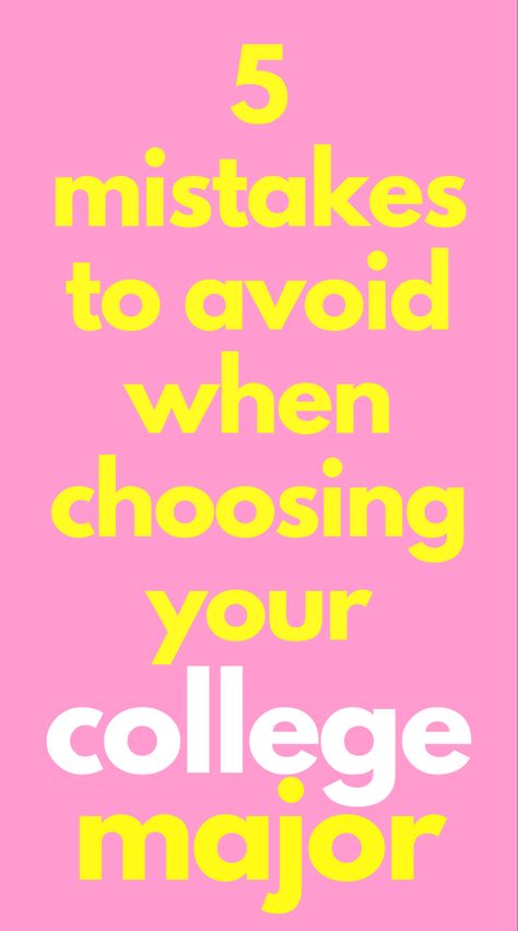 How To Pick A Career, How To Pick A College, College Majors List, Choosing A College, College Help, List Of Careers, Choosing A Major, College Major, Career Building