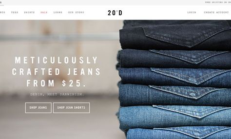 Design Inspiration  20 Jeans,  #clean #ecommerce #fixednav #largefooter #mouseover #photo #Responsive #search #slideshow #sotd #white Jeans Website, News Web Design, Web Design Trends, Web Design Services, Ux Web Design, Email Design, Best Wordpress Themes, Responsive Design, Web Design Inspiration