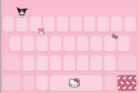 Sanrio Keyboard, Cute Aesthetic Keyboard Wallpaper, Gboard Keyboard Theme Aesthetic, Aesthetic Keyboard, Wallpaper Sanrio, Keyboard Themes Wallpaper, Keyboard Themes, Hello Kitty Wallpaper Hd, Western Wallpaper Iphone