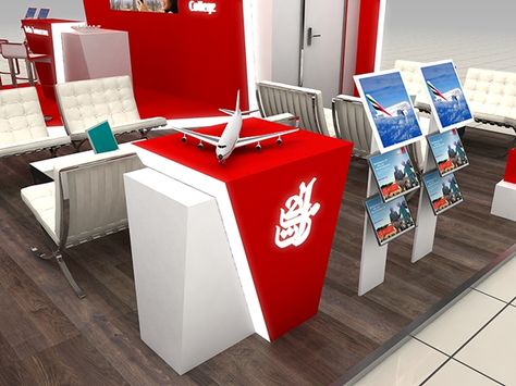 Emirates Aviation College 3in1 Variable Stand on Behance Aviation College, Event Booth Design, Event Booth, Airline Company, Emirates Airline, Exhibition Booth, Exhibition Stand, Booth Design, Exhibition Design