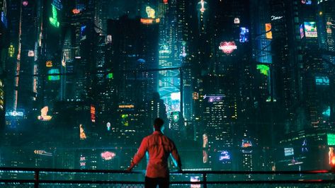 Altered Carbon, Neon Lights, In The Middle, Cyberpunk, The Middle, At Night, Neon